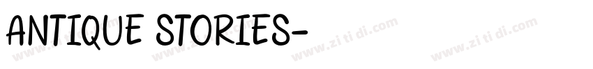 ANTIQUE STORIES字体转换